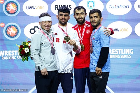 پایان رقابت های بین المللی کشتی فرنگی رنکینگ اتحادیه جهانی/ کرواسی: